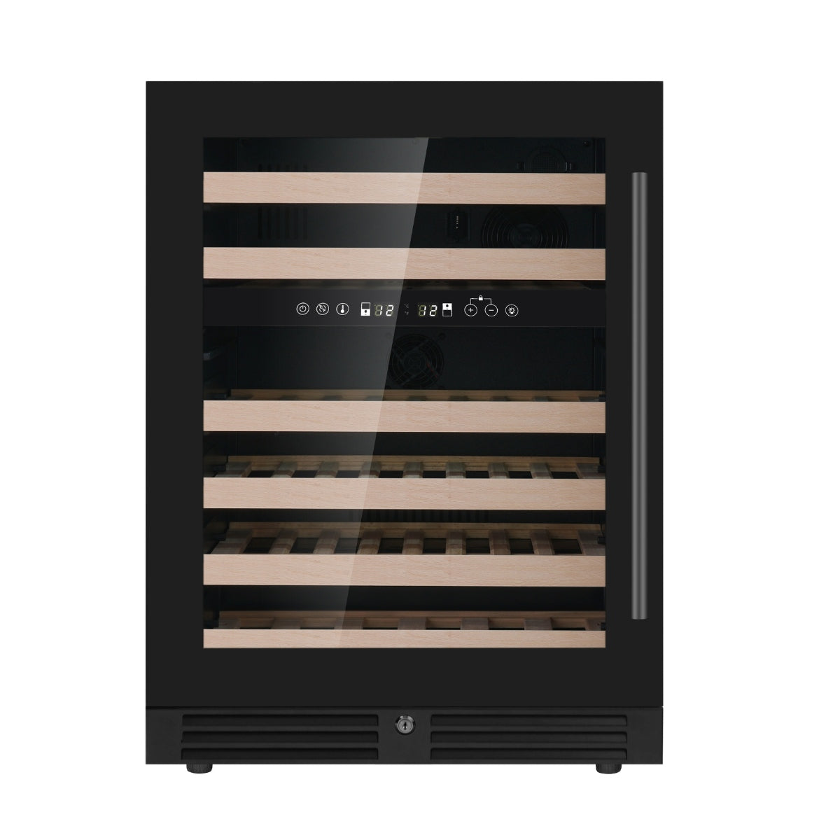 24-Inch Under-Counter Wine Cooler – Single Zone with Low-E Glass Door