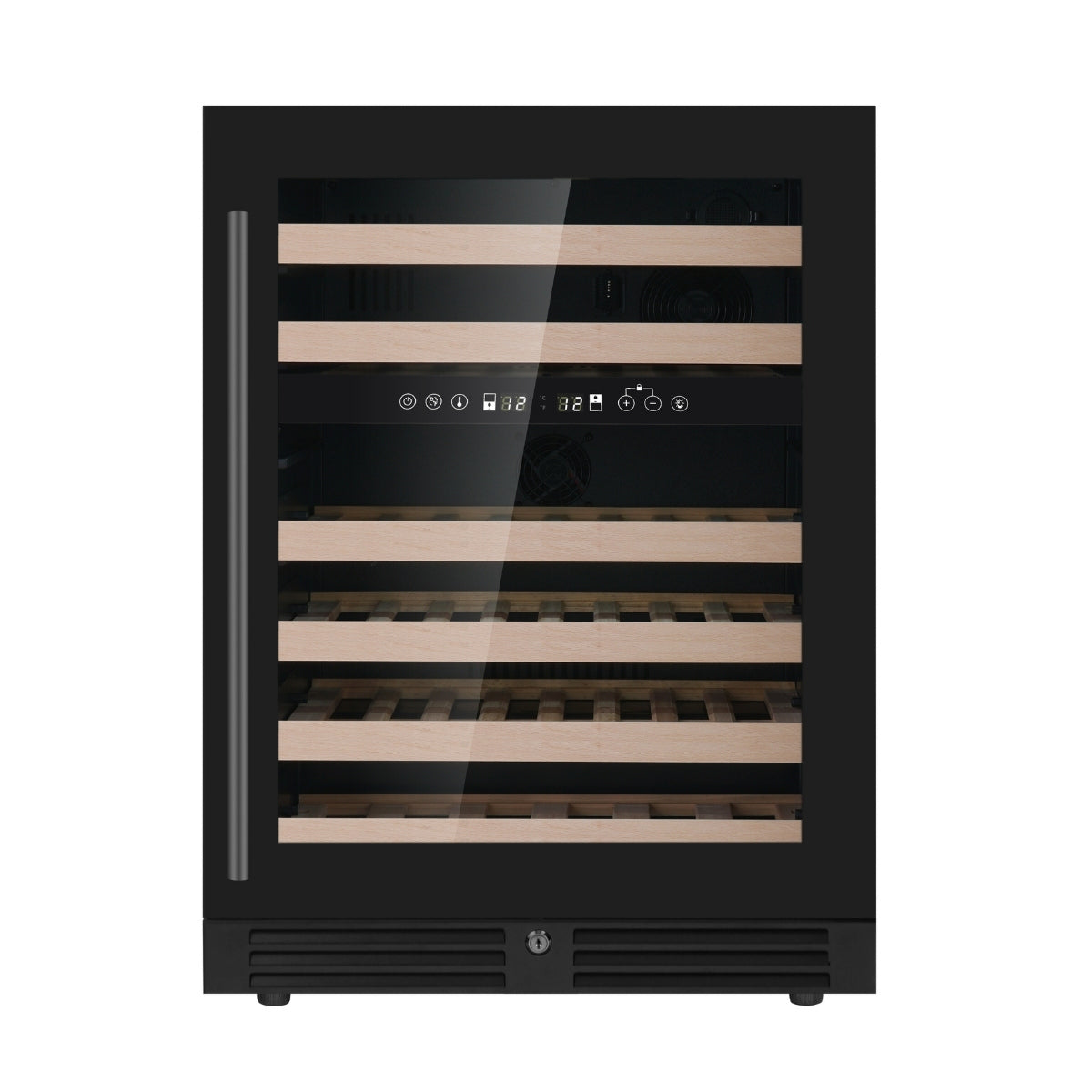24-Inch Under-Counter Wine Cooler – Single Zone with Low-E Glass Door
