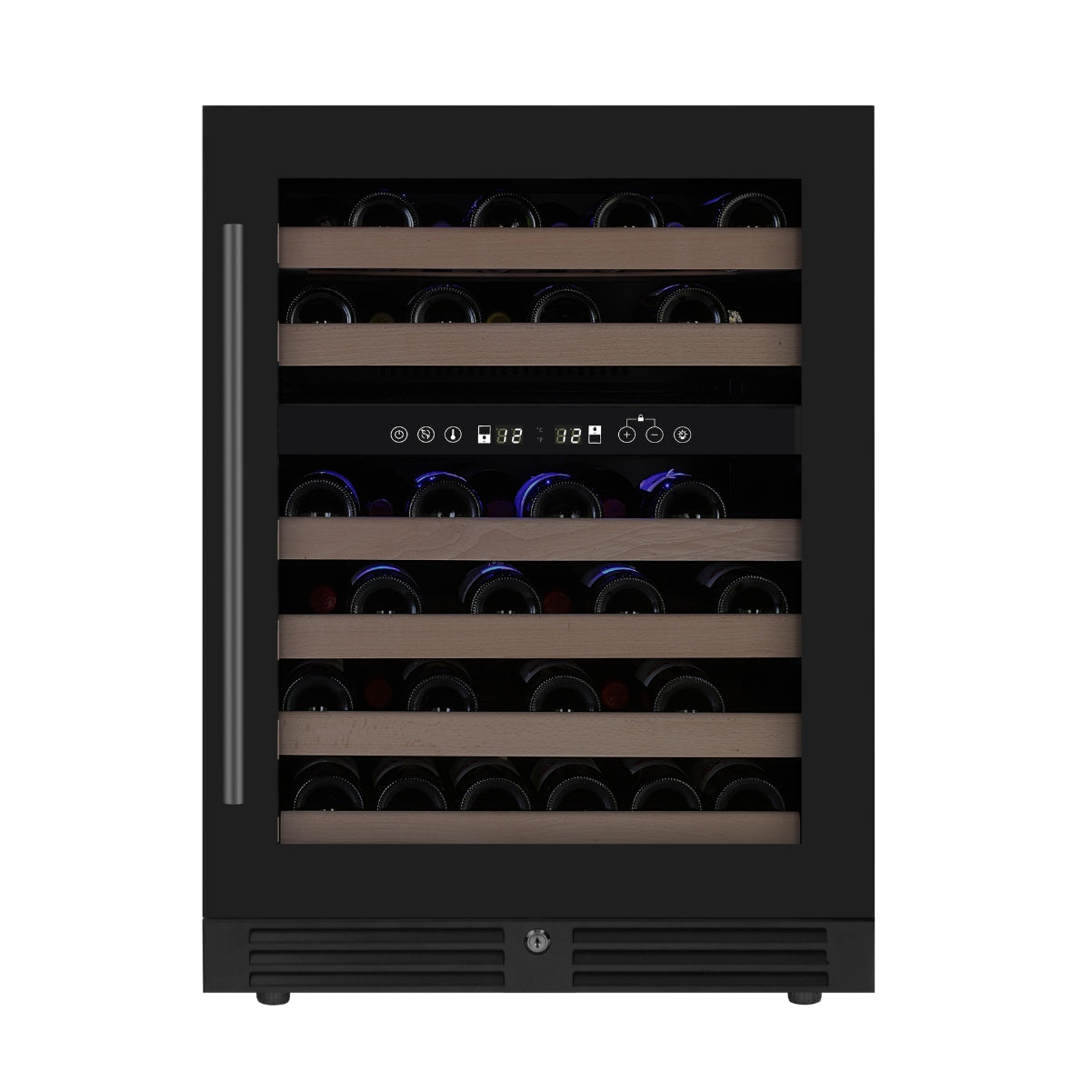 24-Inch Under-Counter Wine Cooler – Single Zone with Low-E Glass Door