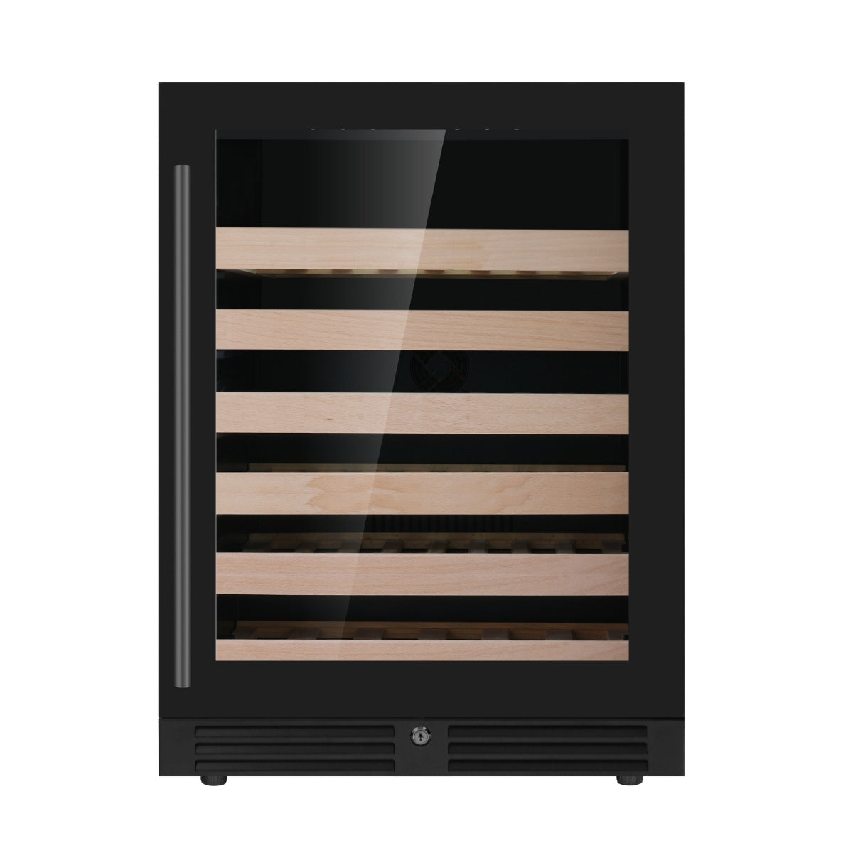 24-Inch Under-Counter Wine Cooler – Single Zone with Low-E Glass Door