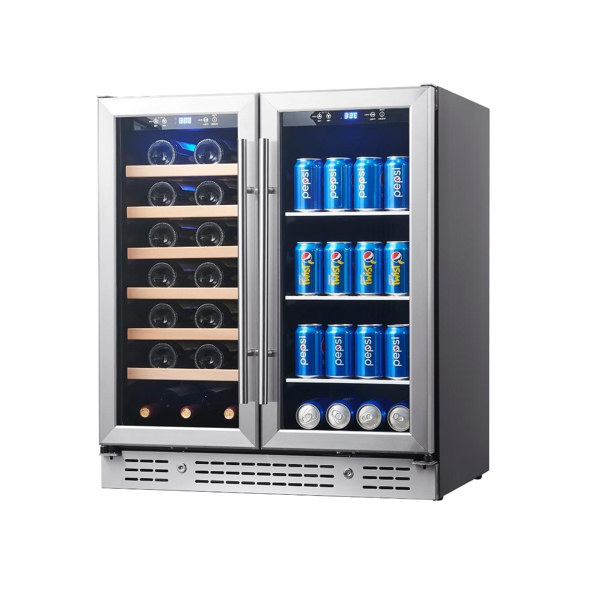 30" Dual Zone Beer and Wine Cooler – Space-Saving Storage with Style