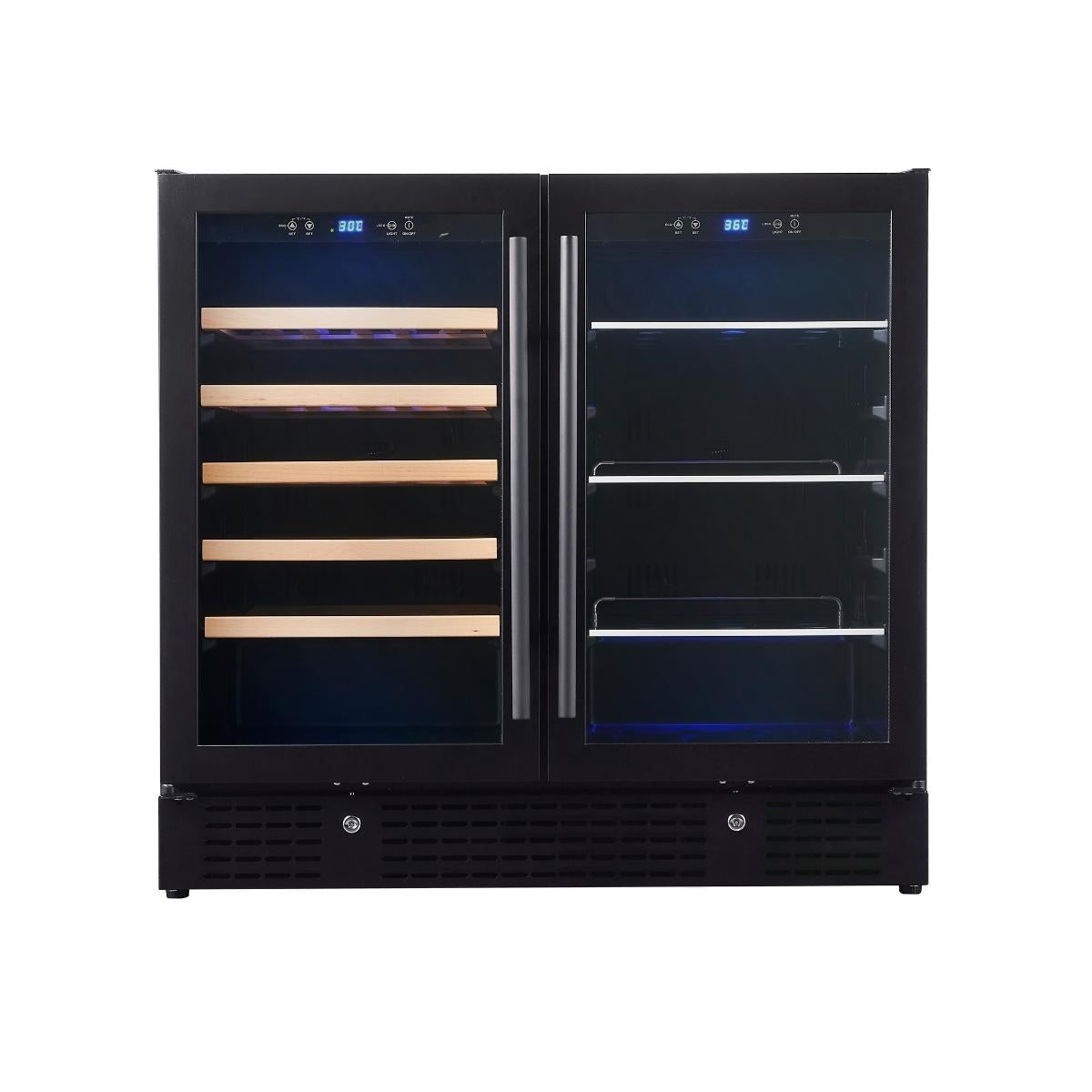 36" Dual Zone Beer and Wine Cooler – Built-In or Freestanding