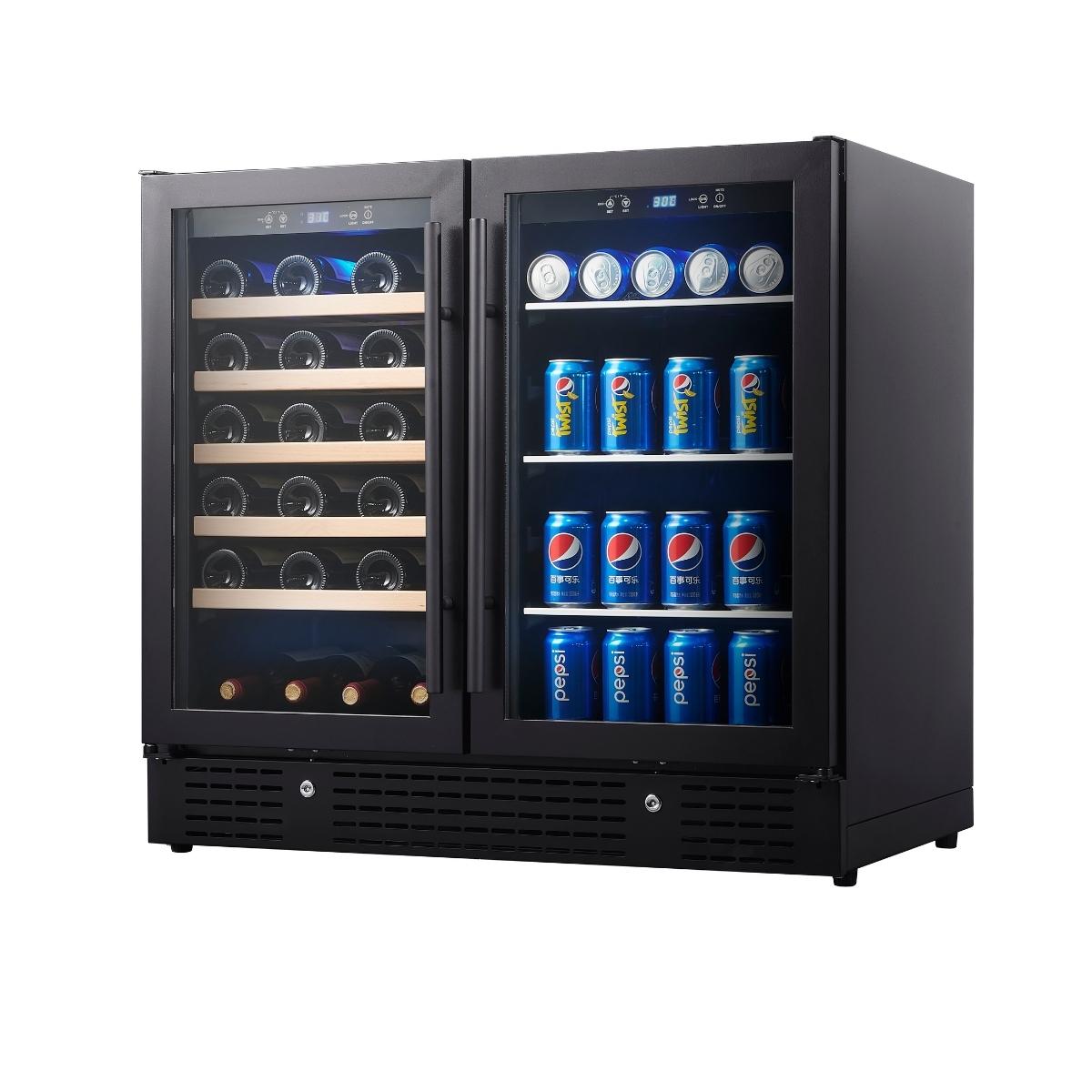 36" Dual Zone Beer and Wine Cooler – Built-In or Freestanding