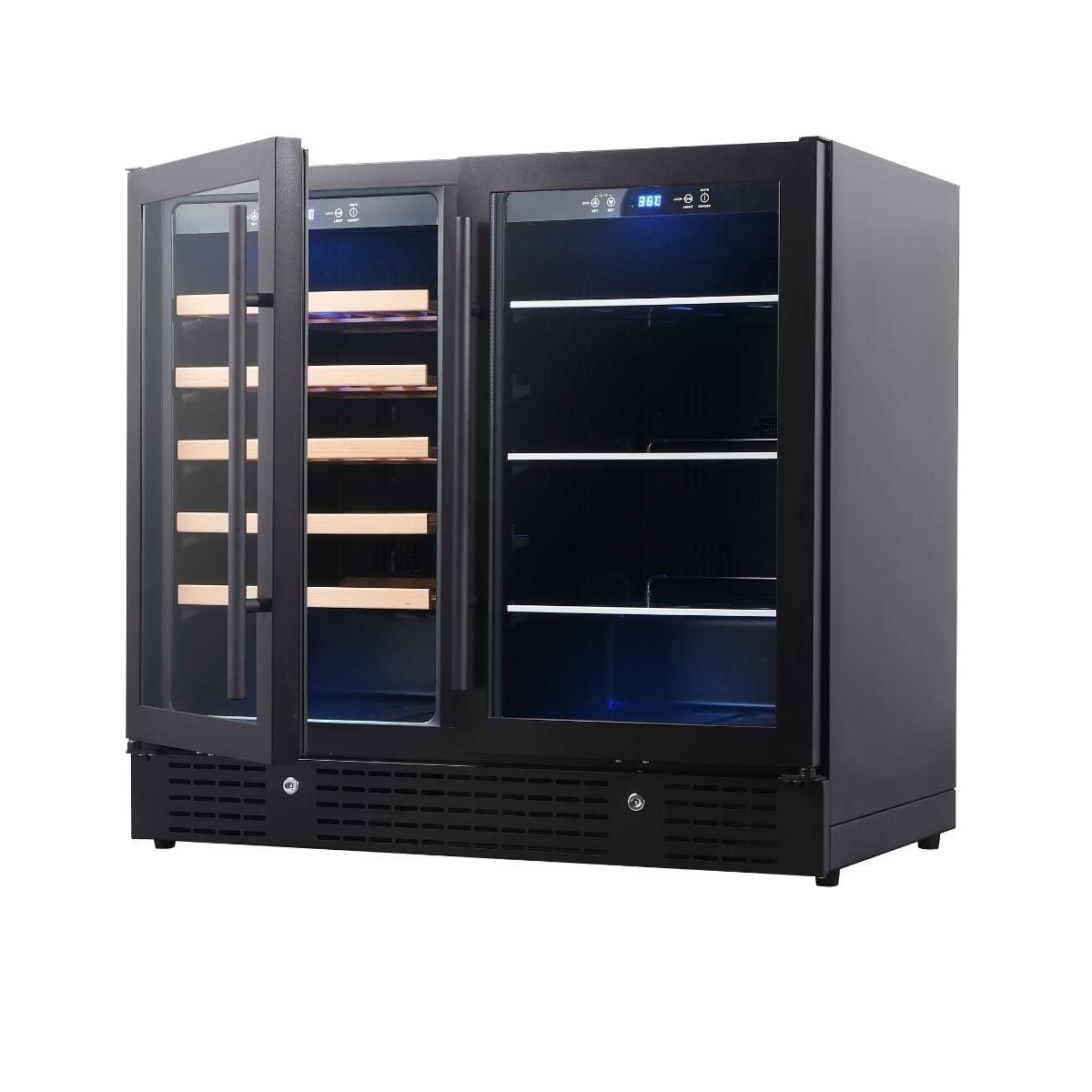 36" Dual Zone Beer and Wine Cooler – Built-In or Freestanding