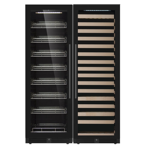 Ultimate Wine & Beverage Upright Refrigerator Combo with Low-E Glass Door